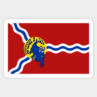 King Gizzard and the Lizard Wizard - St Louis Flag September 5, 2024 Sticker
